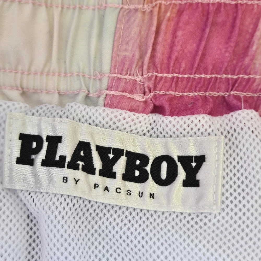 Playboy By PacSun Swim‎ Trunks Board Shorts Men’s Size S Pockets Swimsuit Beach